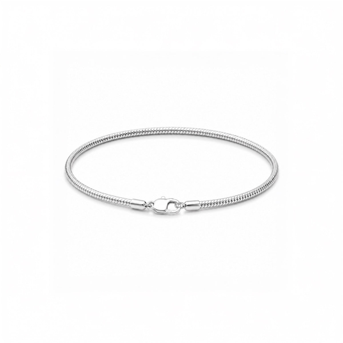 Serpentine Silver Bracelet