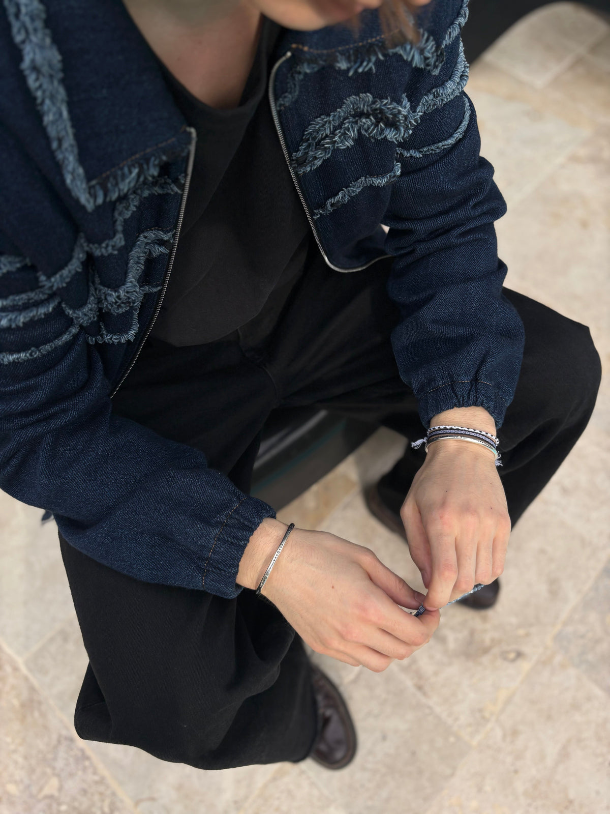 Sterling Tribal Bangle