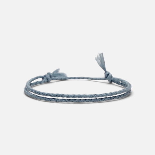 Cotton Bracelet (Steel Blue)