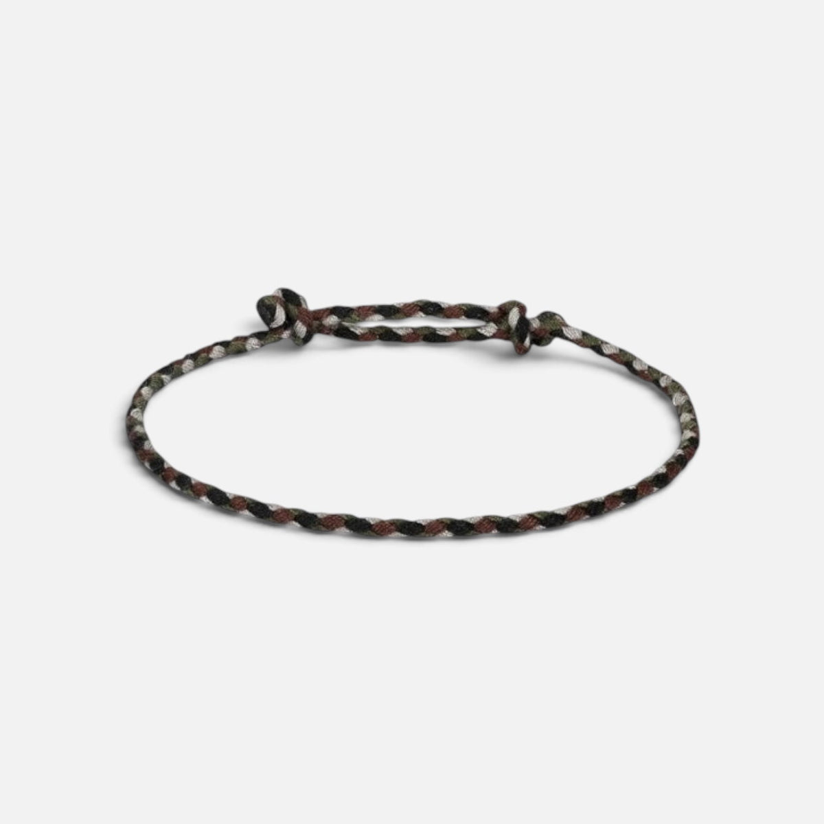Cotton Bracelet (Brown & Black)