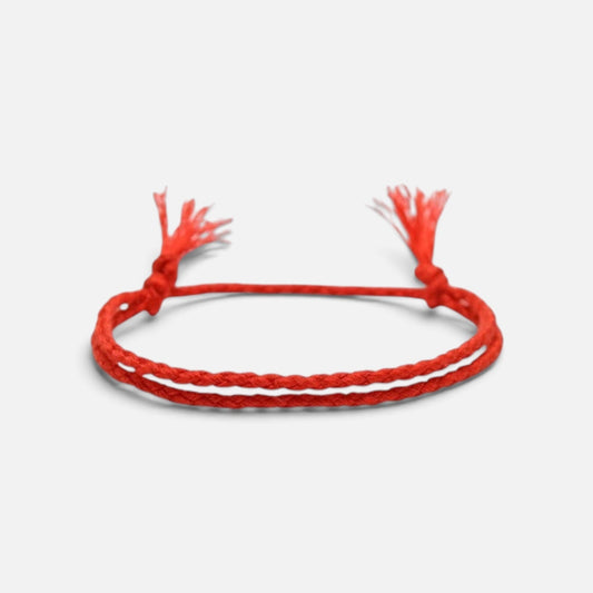 Cotton Bracelet (Scarlet Red)