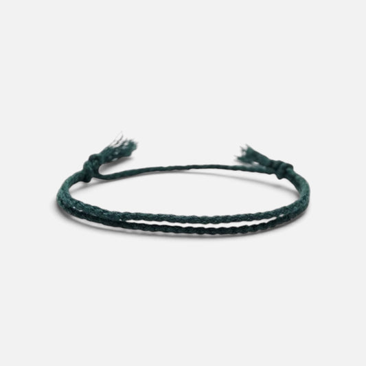 Cotton Bracelet (Forest Green)
