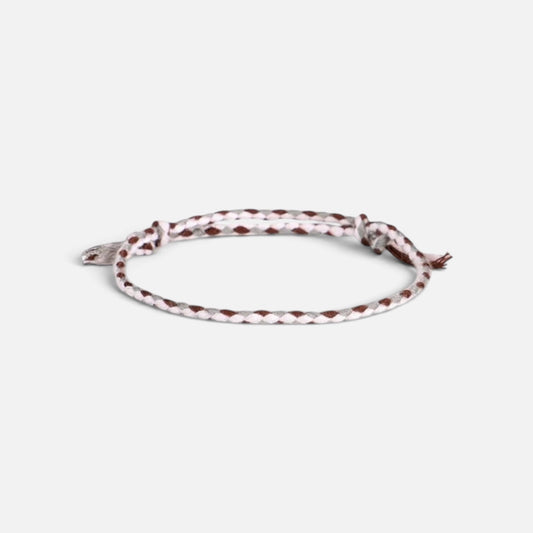 Cotton Bracelet (Brown & Grey)