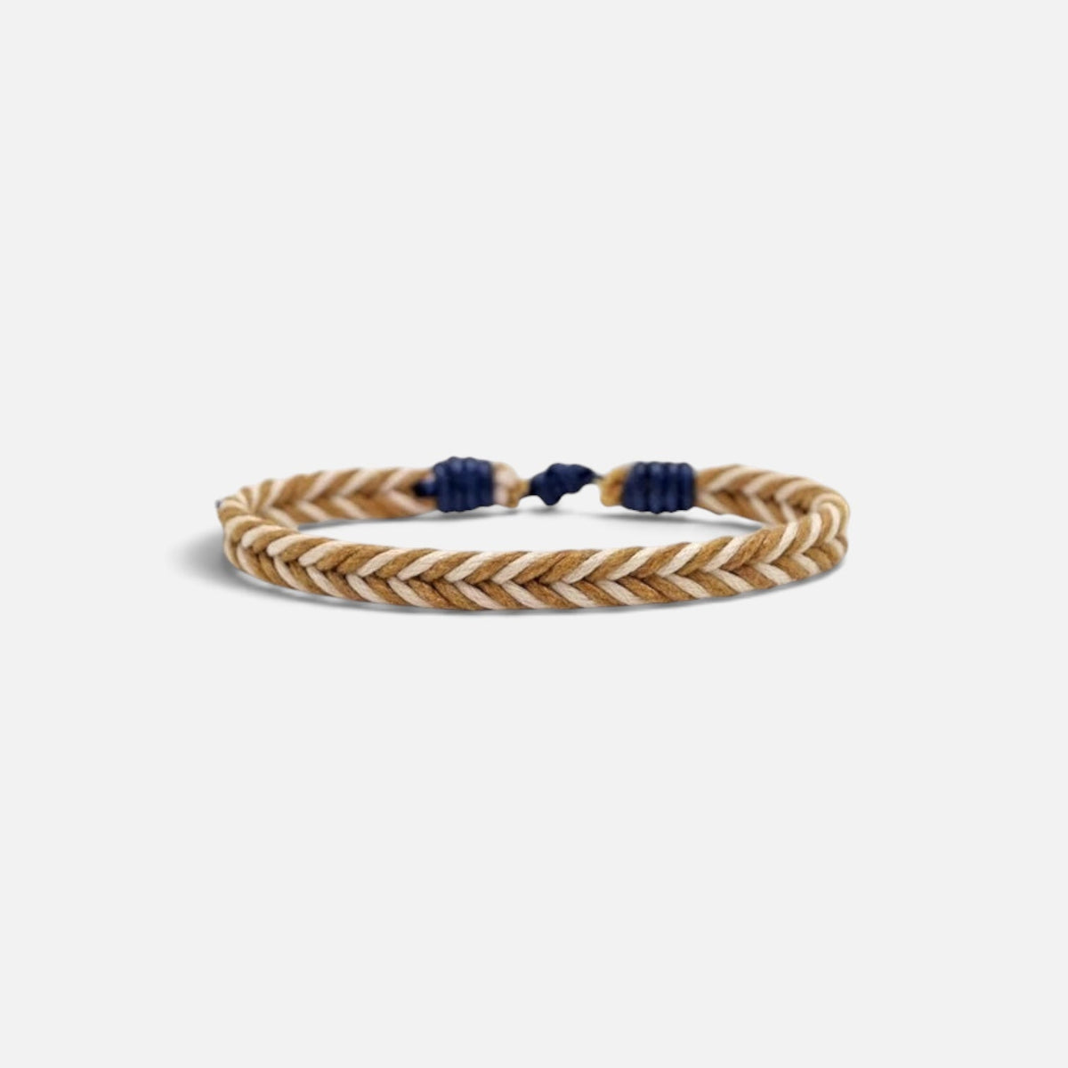 Braided Bracelet (Camel/Ivory)
