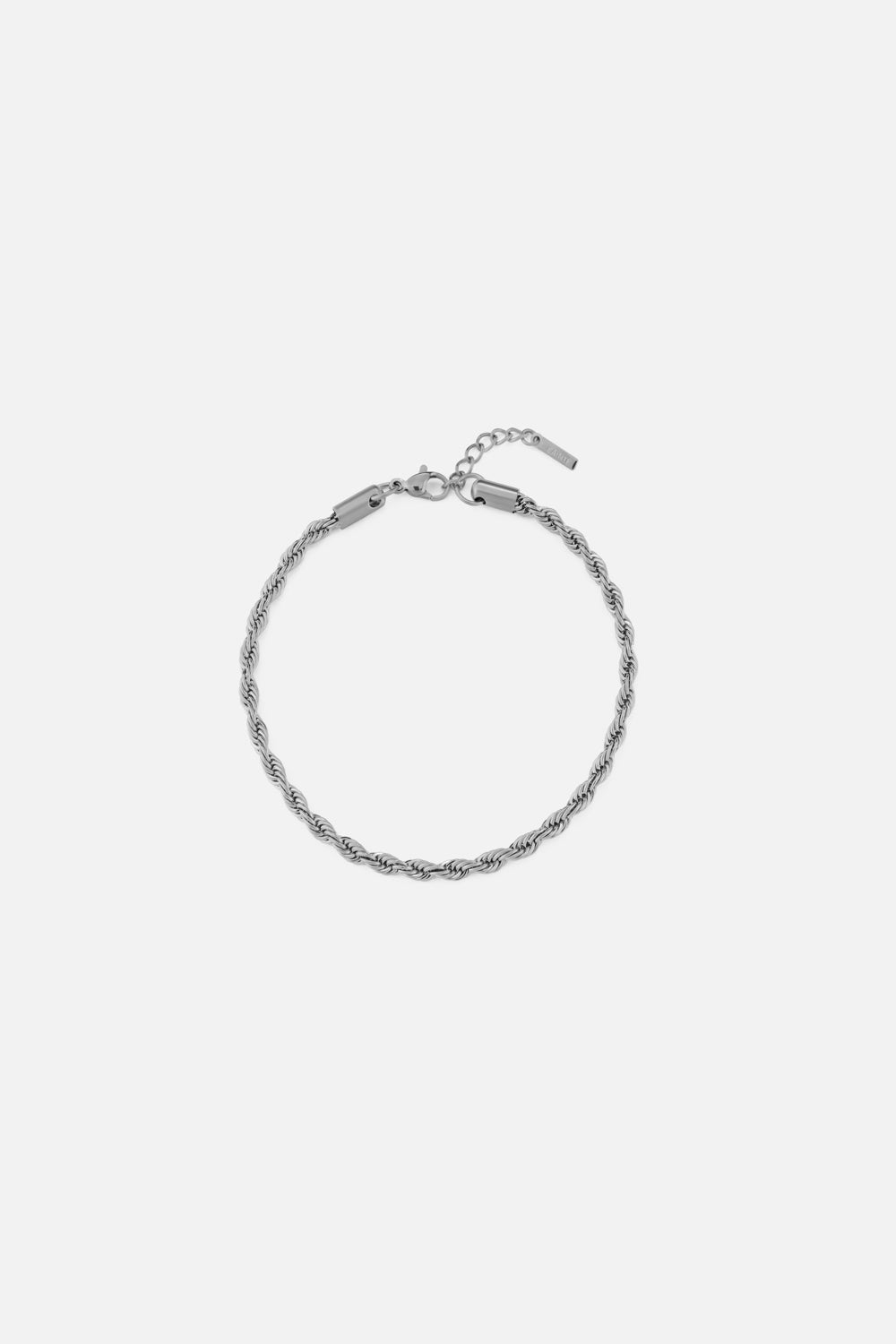 Rope Bracelet 3mm — Silver
