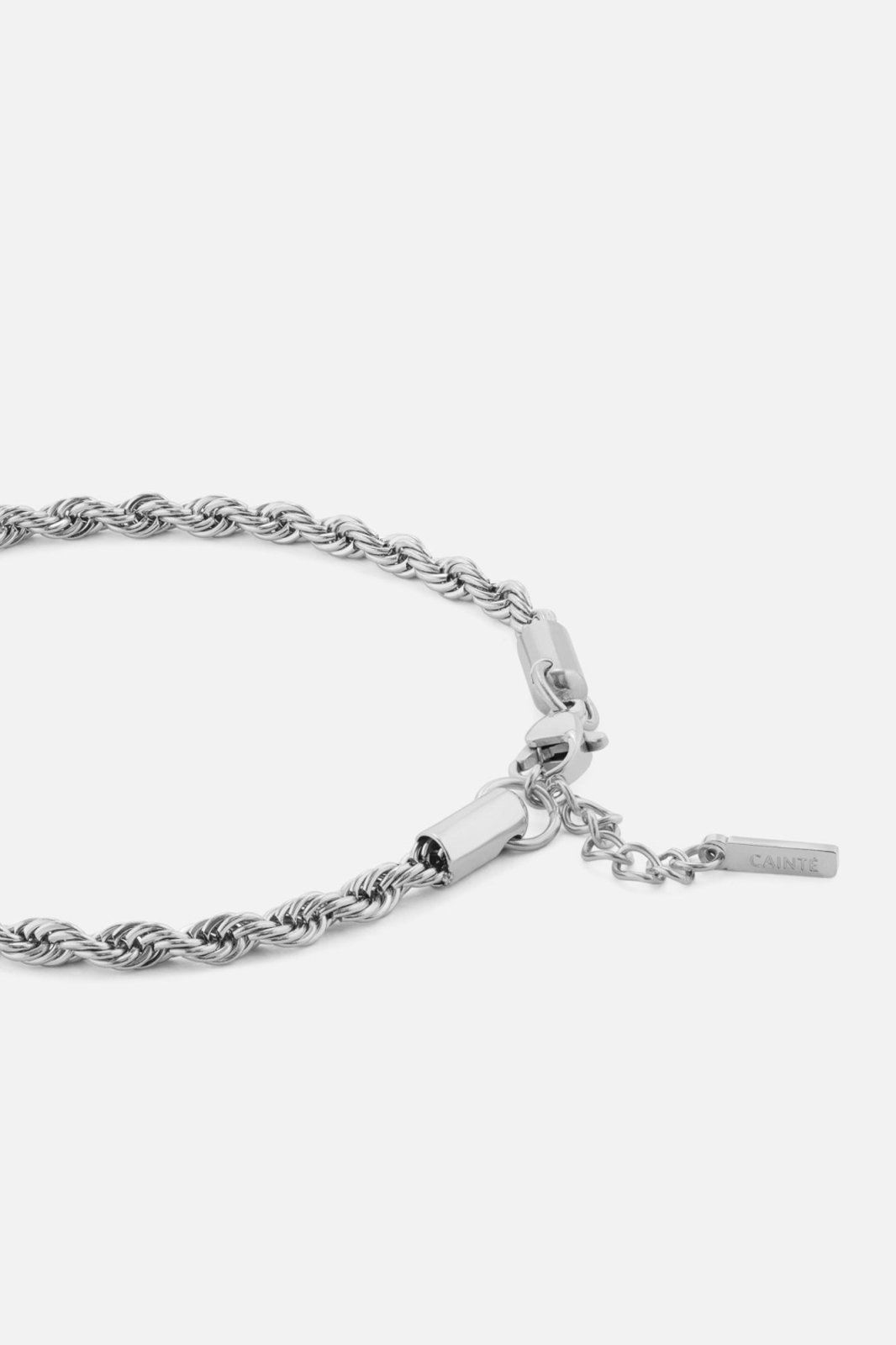 Rope Bracelet 3mm — Silver