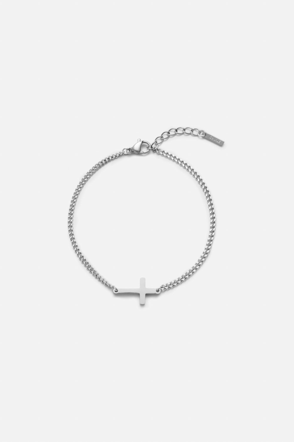 Cross Bracelet — Silver