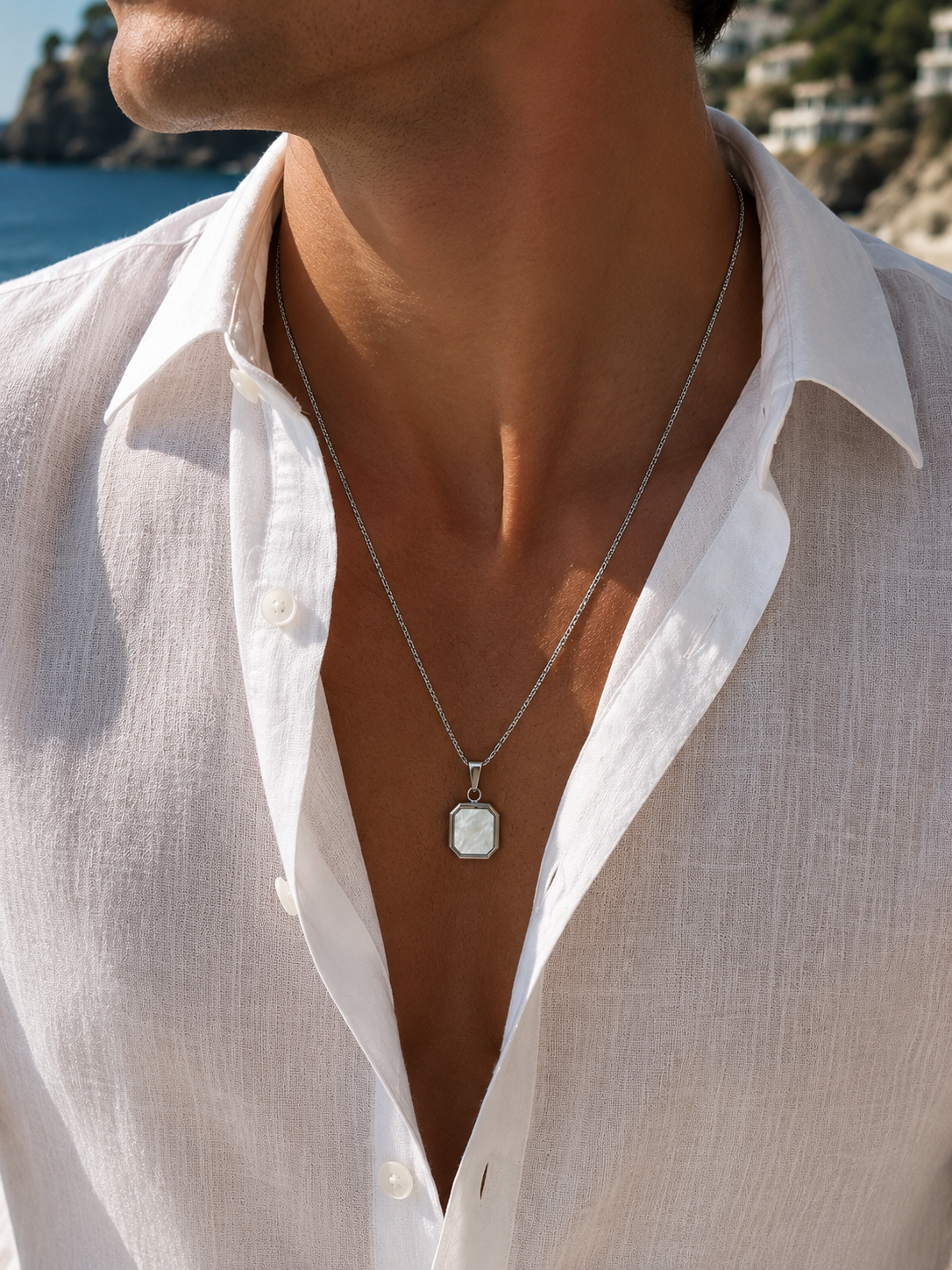 Facet Pendant Necklace