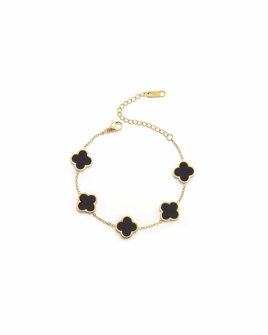 Quadrille Bracelet — Black