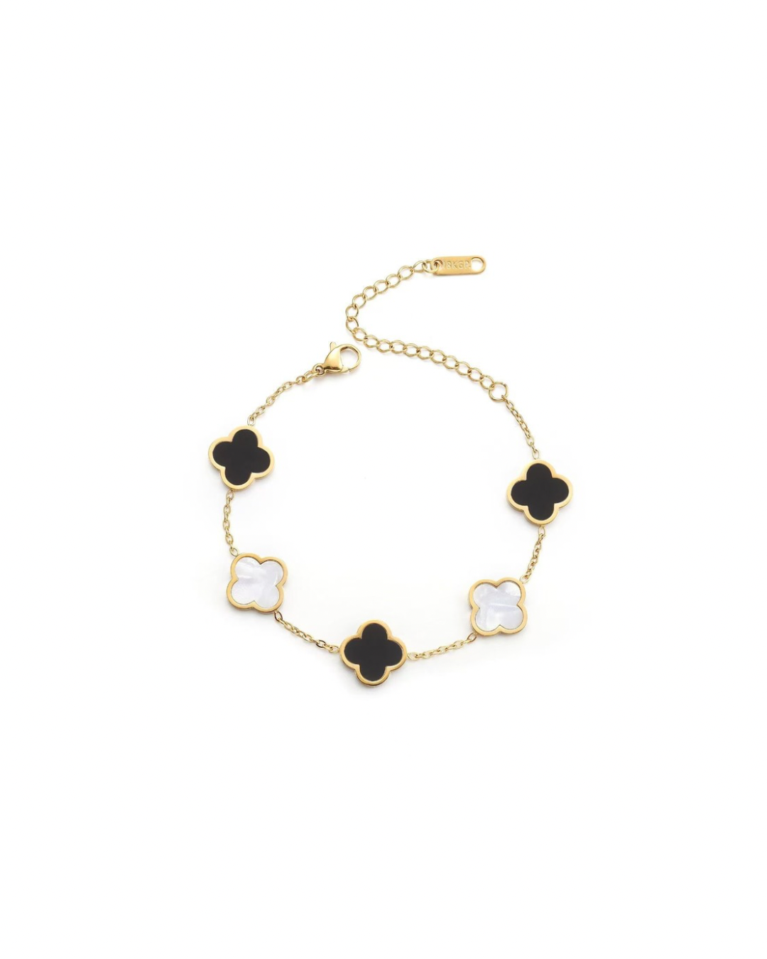 Quadrille Bracelet — Black & White