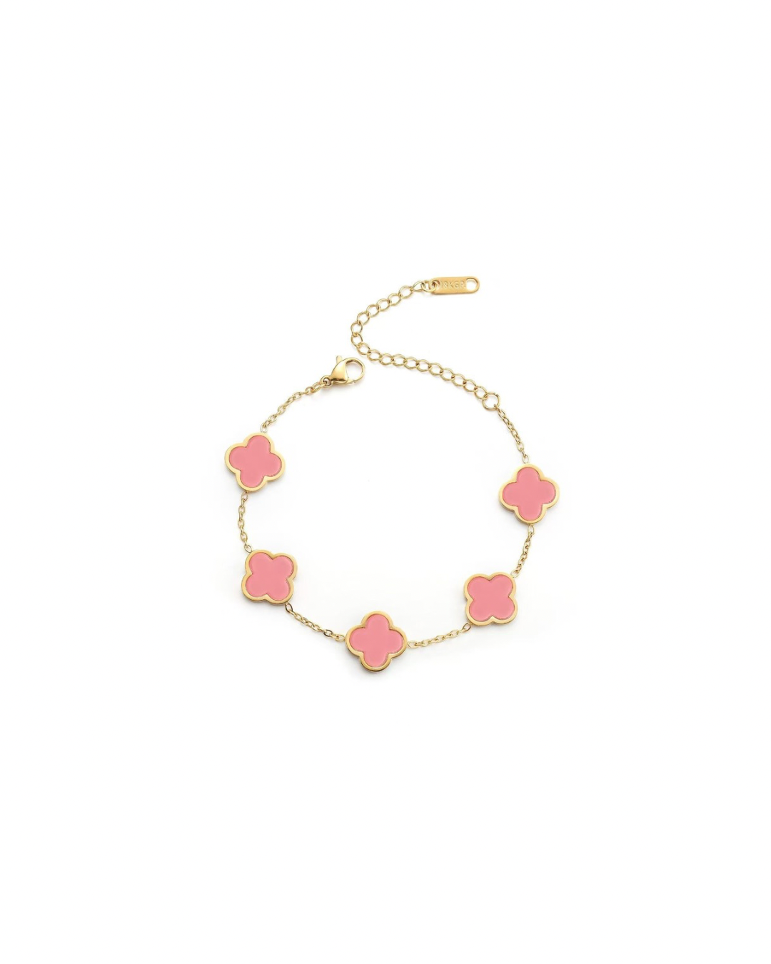 Quadrille Bracelet — Pink
