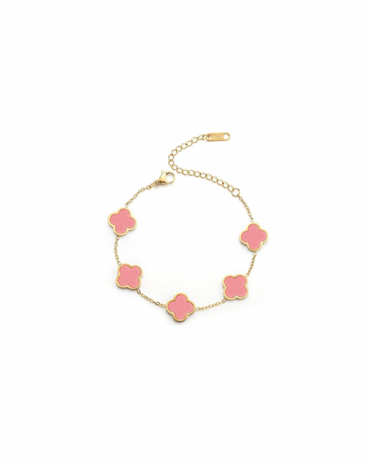 Quadrille Bracelet — Pink